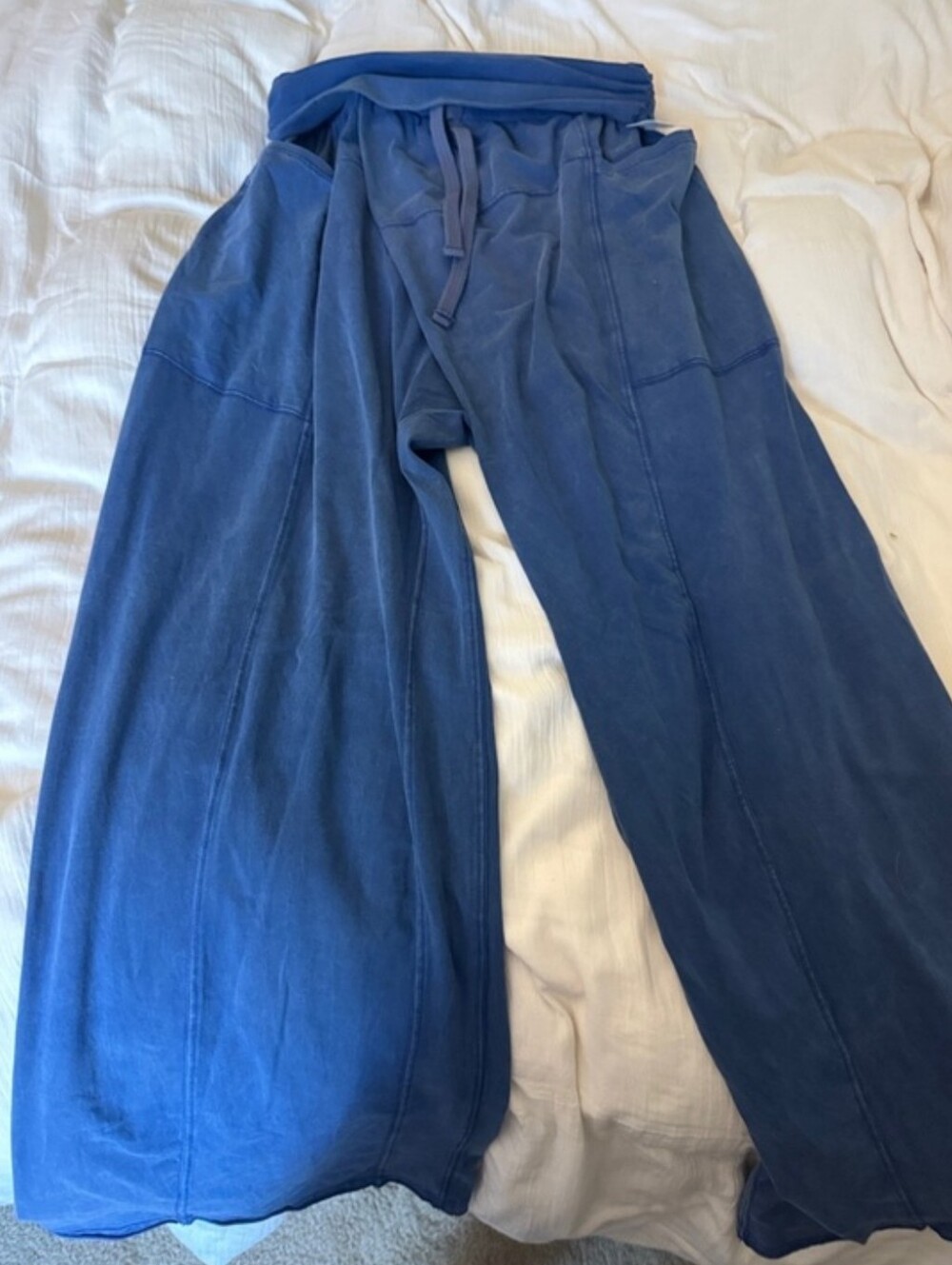 Free People Movement. Wide Leg Indigo Lounge Pants - Size S - Picture 2 of 7